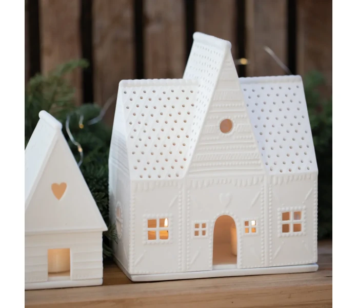 90317 rader valkonen talo lyhty talolyhty vit huslykta 2 kuva