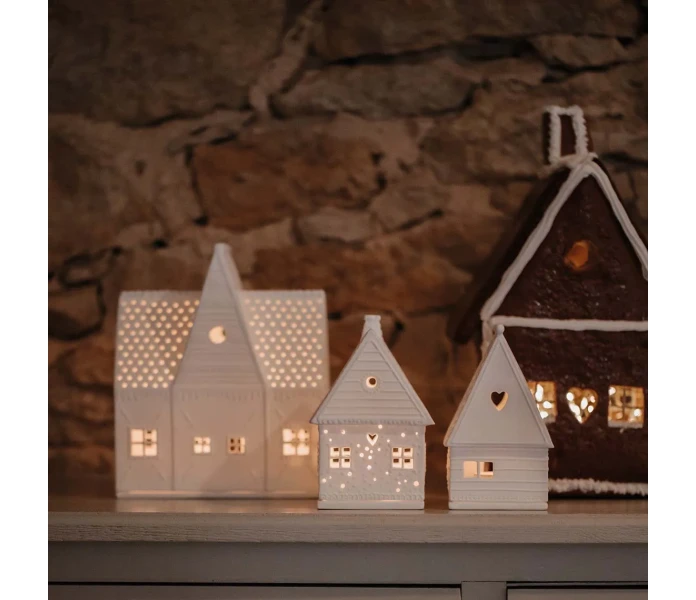 90318 rader valkonen talo lyhty talolyhty vit huslykta 2 kuva