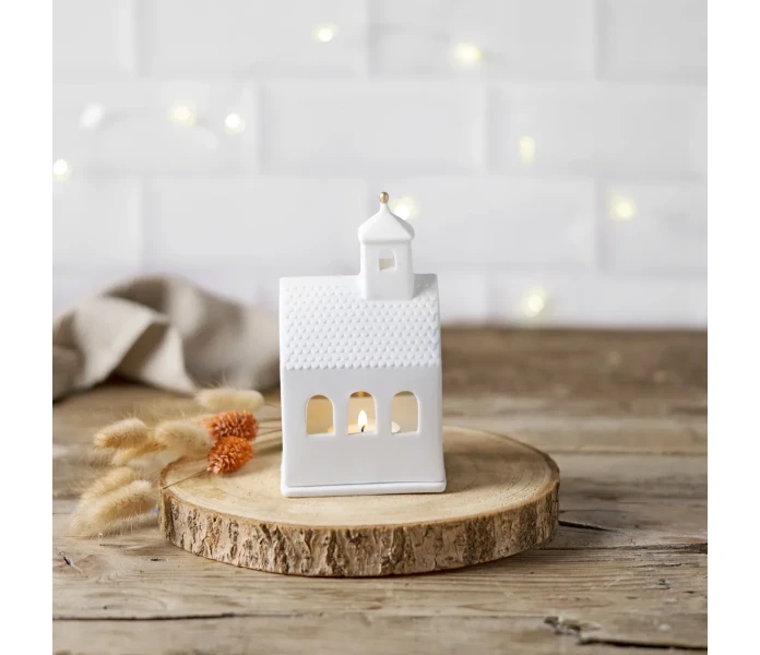 90535 rader talolyhty valkoinen kirkko kirkkolyhty 3 kuva