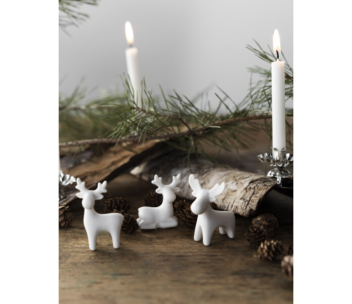 915170 Storefactory Ivan hirvi alg valkoinen keramiikka keramik vit 3 kuva