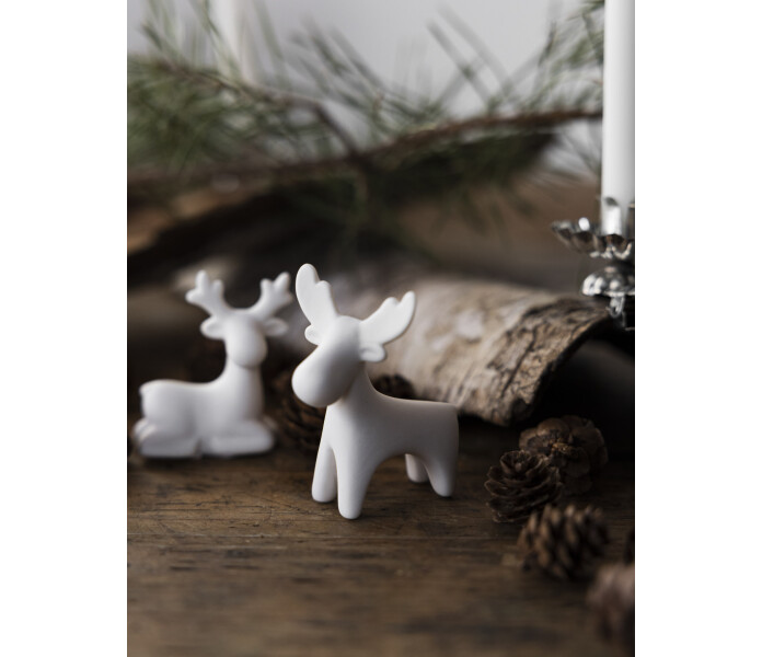 915170 Storefactory Ivan hirvi alg valkoinen keramiikka keramik vit 4 kuva