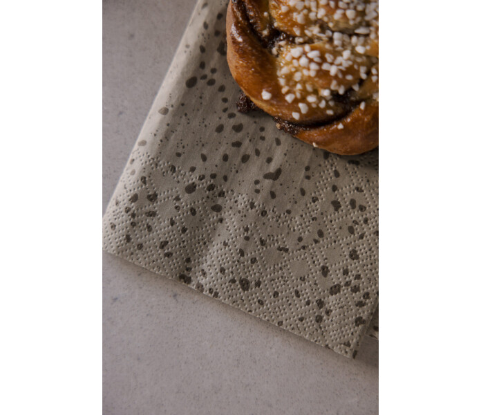 916151 Storefactory Spracklig Nature servetti servett biege pilkullinen 3 kuva