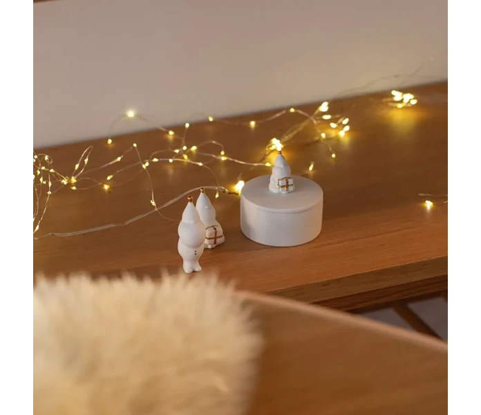 92651 rader valkoinen tonttukoriste tonttu 3 kuva