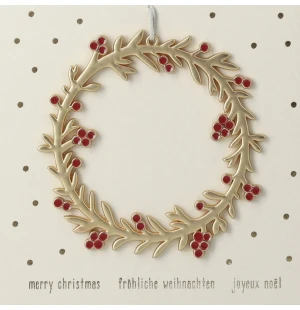 Räder kranssi joulukoriste 8 cm kuva