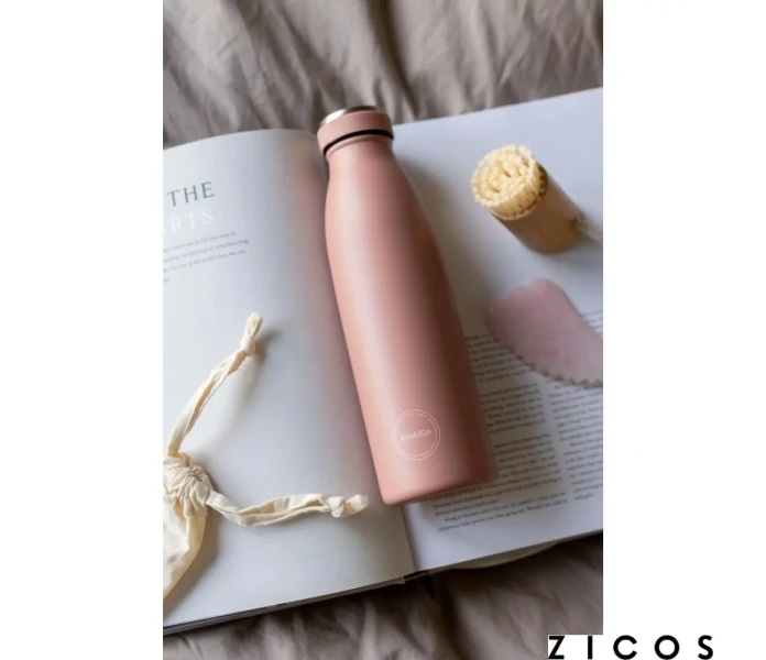 Ayaida ash rose termospullo teraksinen juomapullo tumma roosa 2 kuva