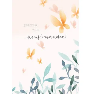 Putinki Henna Adel 2-osainen rippikortti - Grattis till konfirmanden kuva