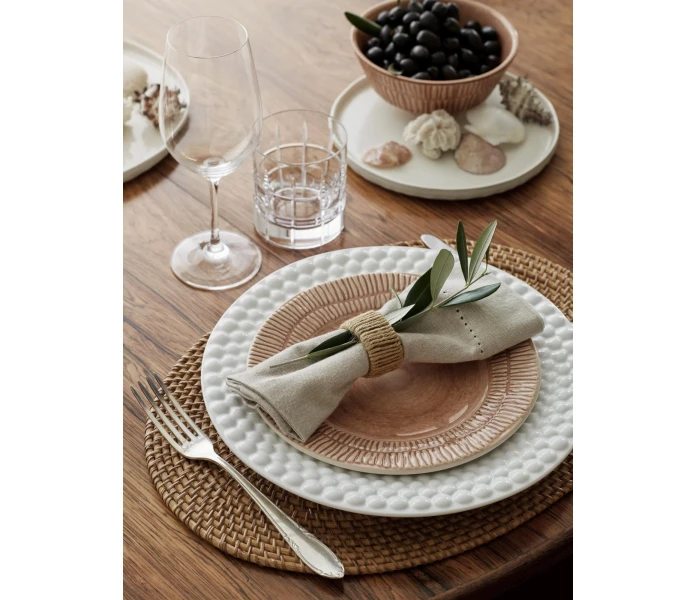 Mateus Bubbles ruokalautanen lautanen valkoinen 28 cm 4 kuva