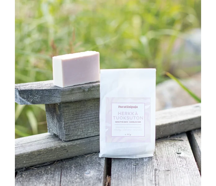 Paratiisipaja palasaippua herkka tuoksuton kuva