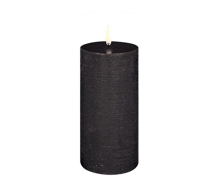 UL PI FB C78015 uyuni forest black musta svart led kynttila kynttila ljus ledljus kuva