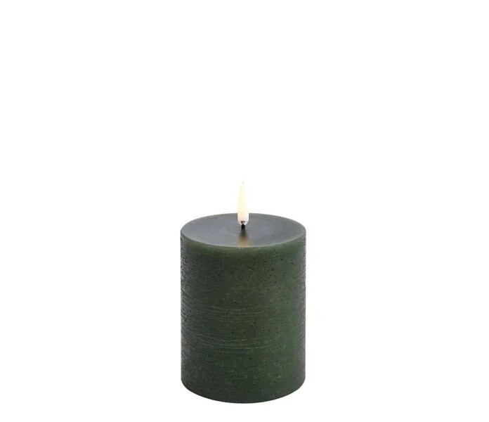 UL PI OG78010 uyuni olive green vihrea gron lila led kynttila kynttila ljus ledljus kuva
