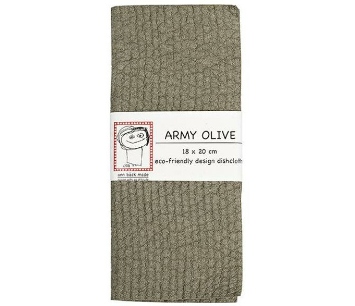 ann back tiskiratti vihrea disktrasa gron army olive kuva
