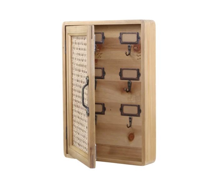 chic antique puinen ruskea avainkaappi 2 kuva