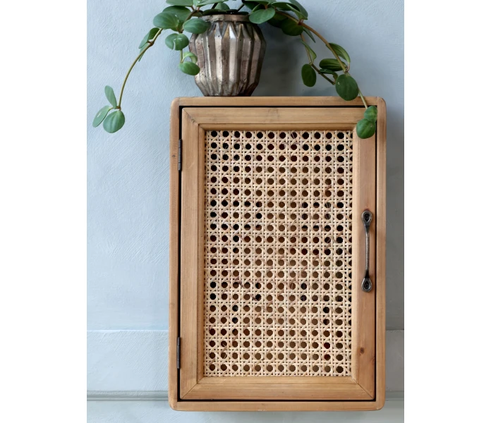 chic antique puinen ruskea avainkaappi 3 kuva