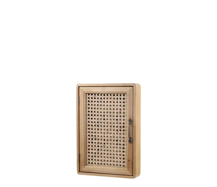 chic antique puinen ruskea avainkaappi kuva