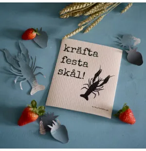 Erika Tubbin tiskirätti 18 x 20 cm - Kräfta Festa Skål kuva