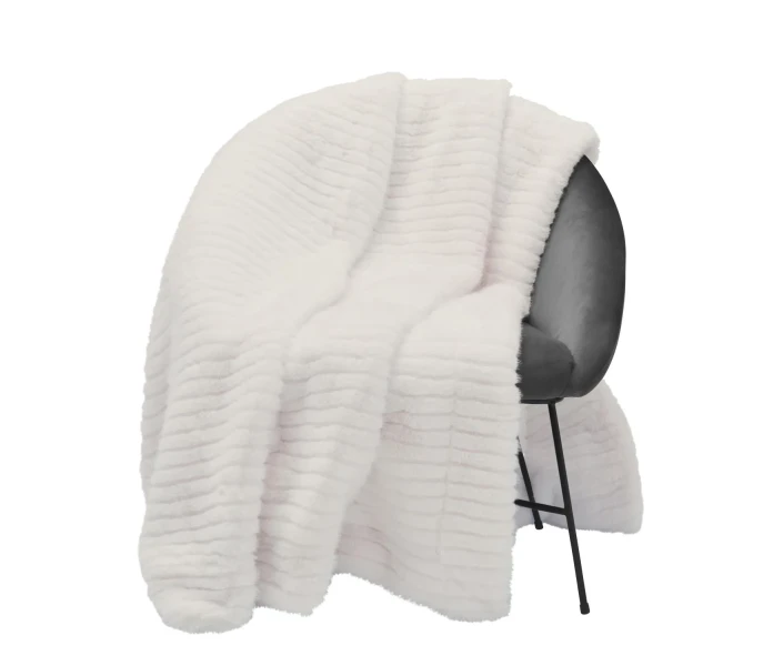 kf3221401 skinnwille grace blanket ivory keinoturkis tekoturkis turkisjaljitelma luonnonvalkoinen valkoinen karva torkkupeitto kuva