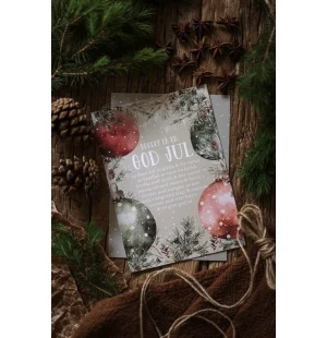 Majas Cottage joulukortti - Recept På En God Jul kuva