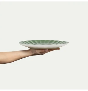 Mateus Oyster vihreä lautanen 28 cm kuva