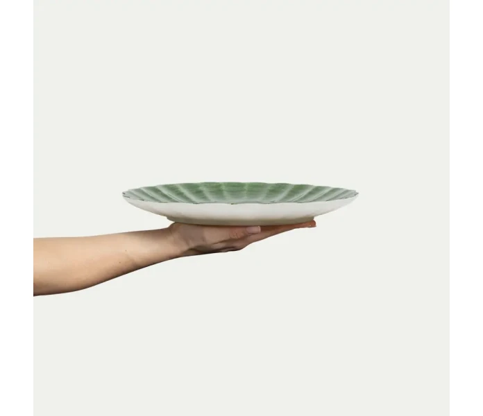 mateus oyster forest green lautanen ruokalautanen vihrea 28 cm 2 kuva