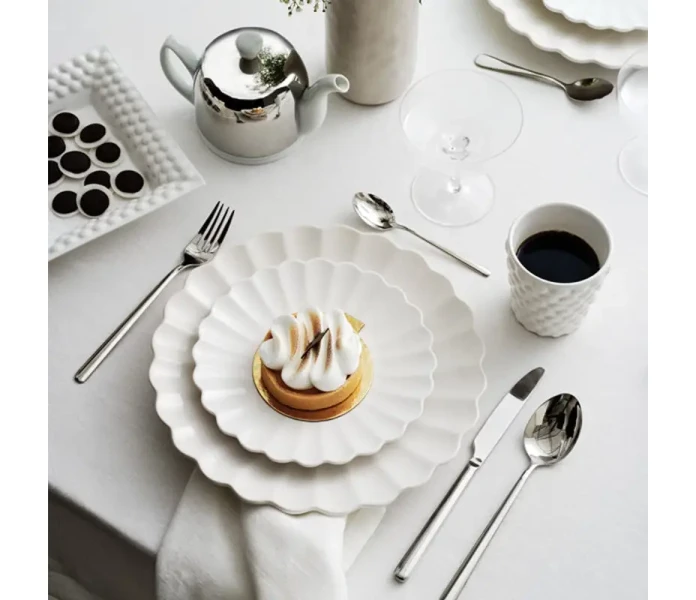 mateus oyster white lautanen ruokalautanen valkoinen 28 cm 4 kuva