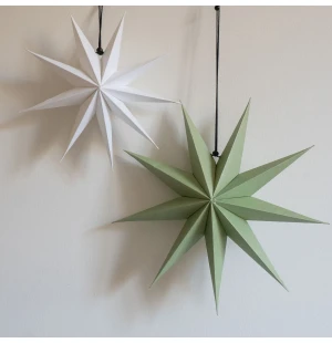 Piironki paperitähti valkoinen 30cm  kuva