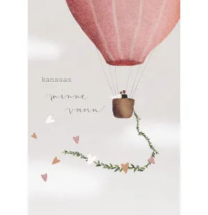 Putinki Henna Adel 2-osainen hääkortti  - Kanssas minne vaan kuva