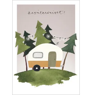 Putinki Henna Adel postikortti - Karavaanarin kesäterveiset kuva