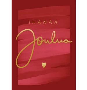 Putinki Letter 2-osainen-joulukortti - Ihanaa joulua kuva