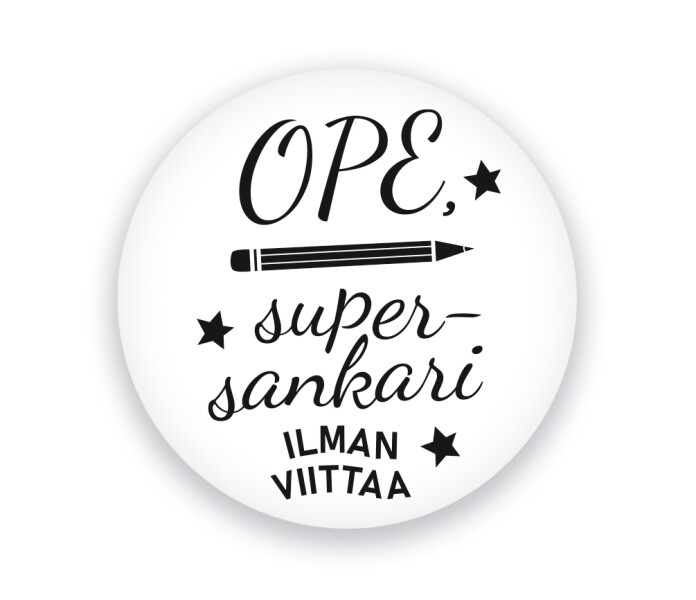 putinki magneetti magnet ope supersankari opelahja lahja opettajalle kuva