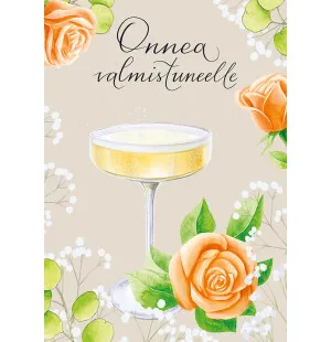 Putinki Natali Kit 2-osainen valmistujaiskortti - Onnea valmistuneelle kuva