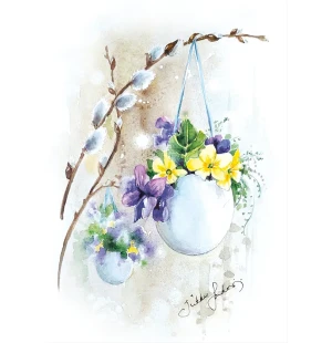 Putinki Sirkku Saukonoja pääsiäiskortti - Paju kuva