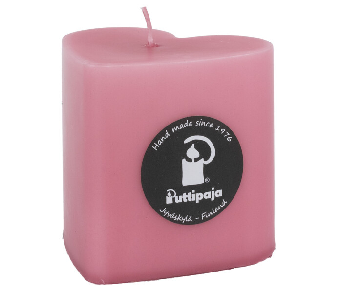 puttipaja sydankynttila vanha roosa hjarta ljus gammelrosa rosa kuva